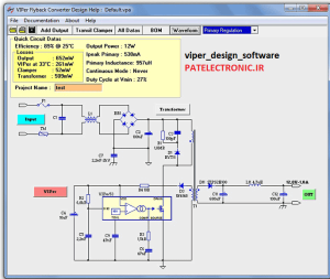VIPer Design Software pat electronic.ir