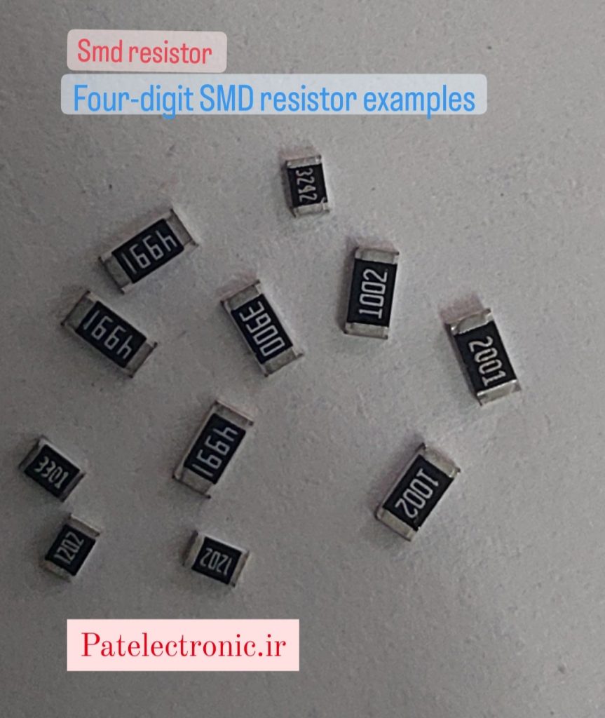 محاسبه مقدار مقاومت SMD 2 SMD RESISTOR 1 4 DIGIT