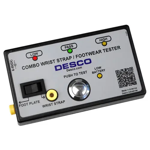 Wrist Strap and Footwear Combo Tester with Stand 1