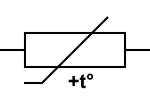PTC thermistor symbol IEC standard