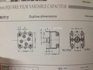 خازن متغیر variable capacitor 5 خازن متغییر واریابل رادیو