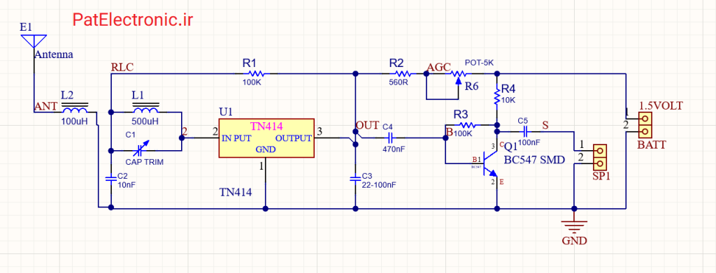 رادیو AM با ZN414 4 ZN414 AM RADIO 2