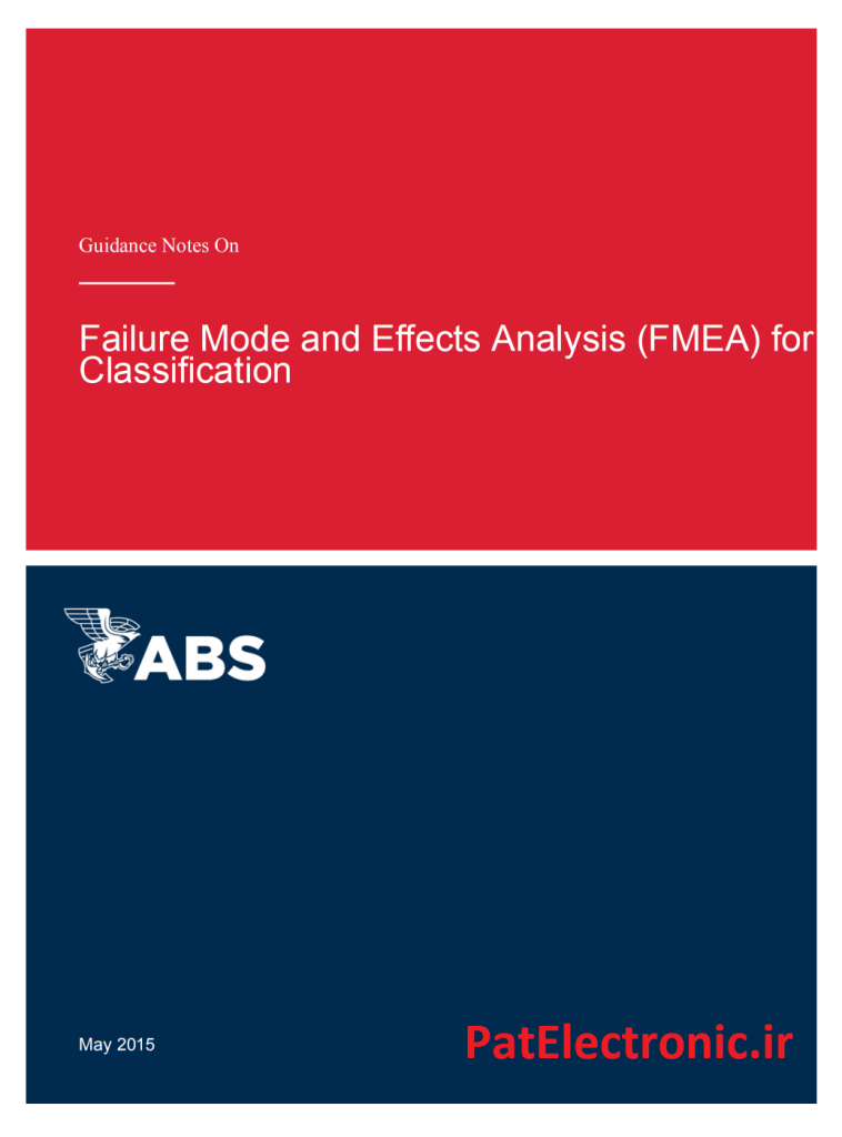 Failure Mode and Effects Analysis FMEA for Classification