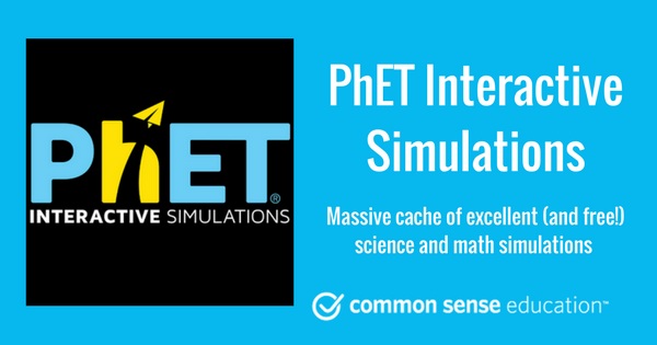 website review phet interactive simulations