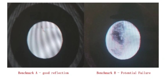 The effect of surface coating on the performance of the visual system