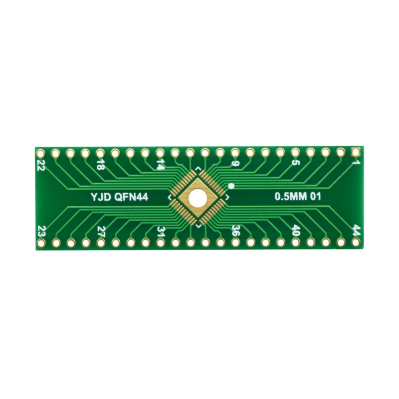 راهنمای جامع طراحی هدر PCB برای اتصال مستقیم به بردبرد 5 تبدیل smd به dip پکیج qfn44 1
