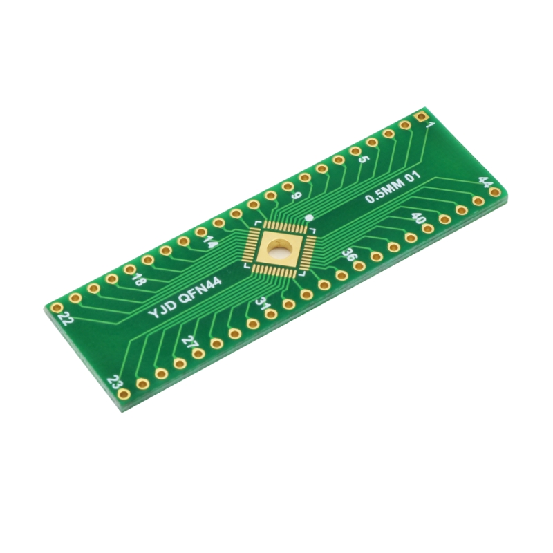 راهنمای جامع طراحی هدر PCB برای اتصال مستقیم به بردبرد 6 تبدیل smd به dip پکیج qfn44