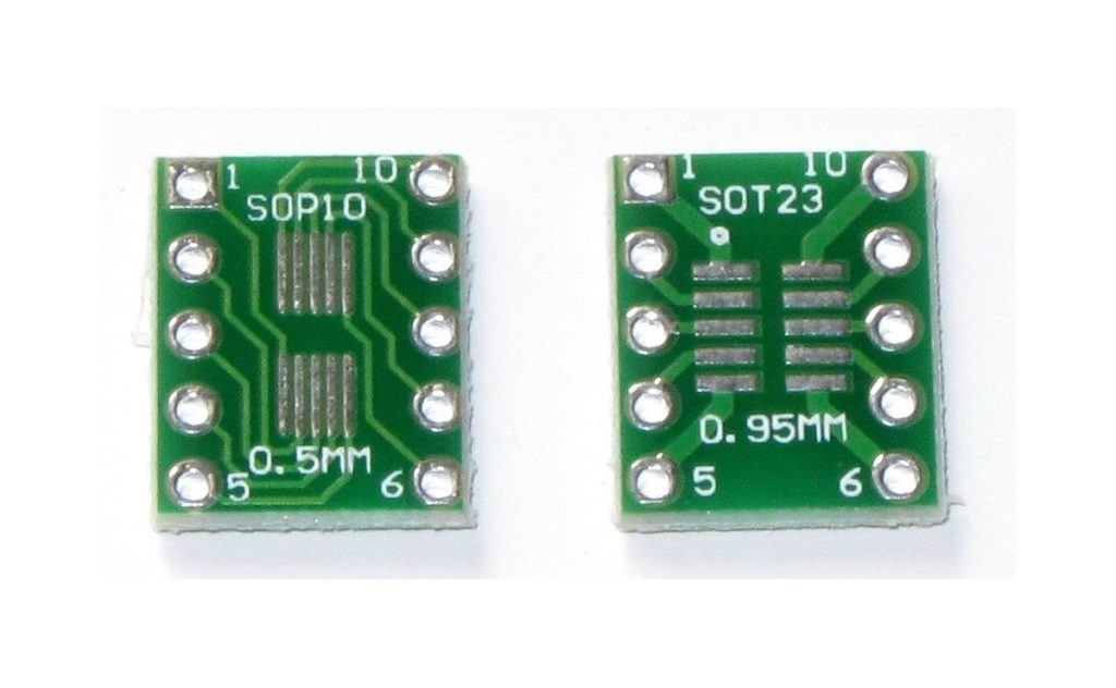 راهنمای جامع طراحی هدر PCB برای اتصال مستقیم به بردبرد 7 تبدیل smd به dip پکیج sot 23 msop10