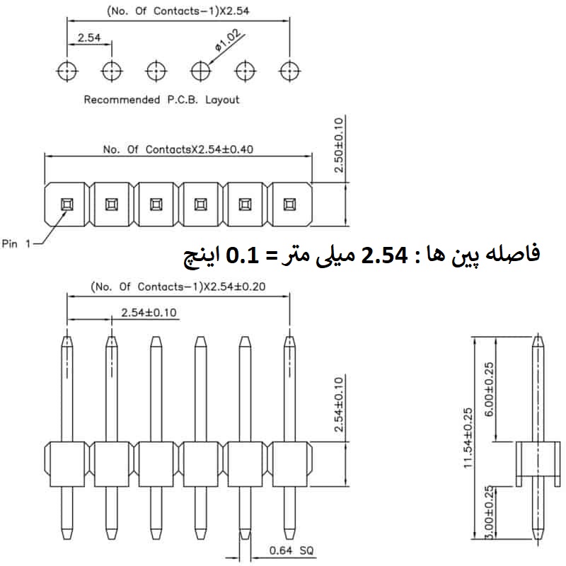 راهنمای جامع طراحی هدر PCB برای اتصال مستقیم به بردبرد 2 پین هدر نری